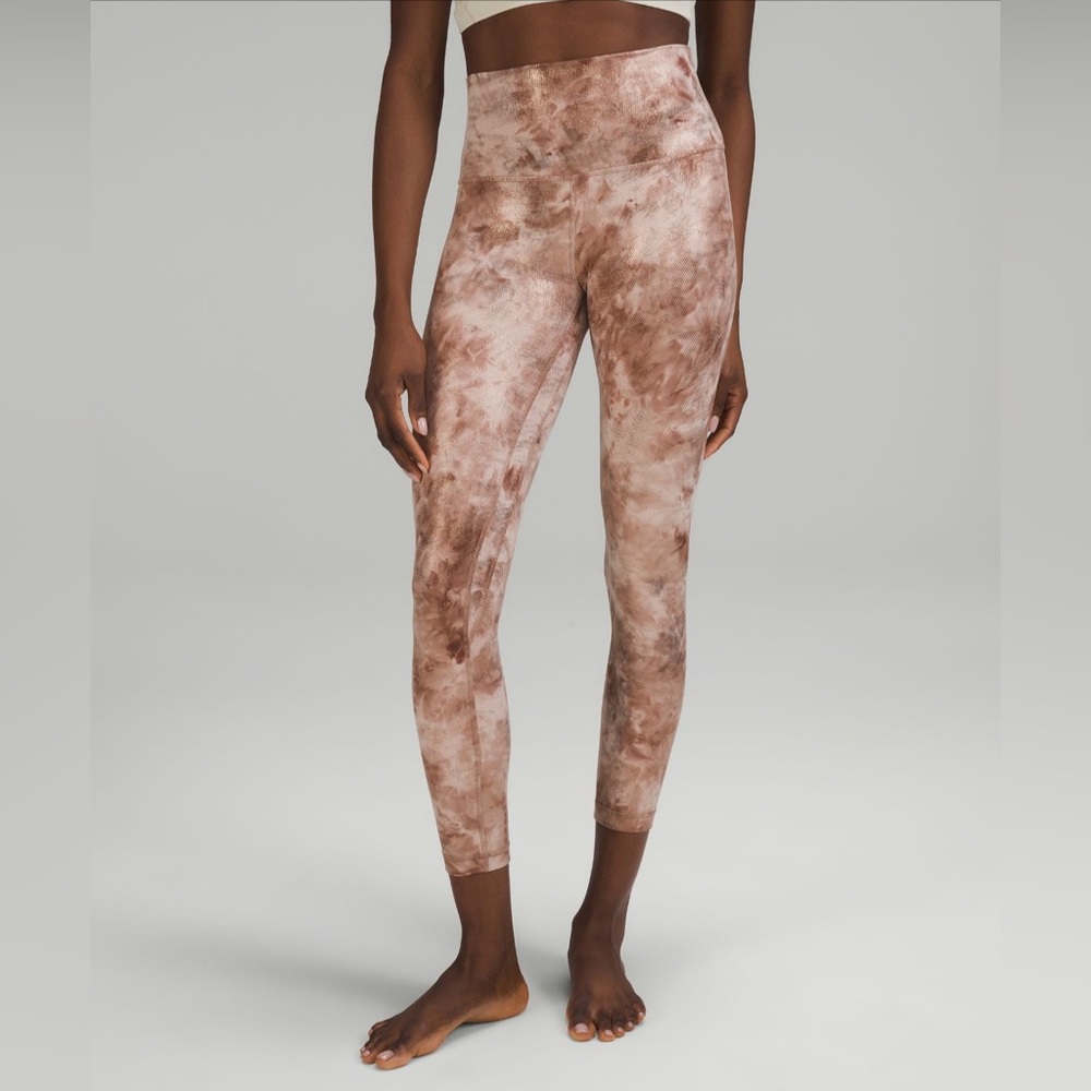 align high rise shine leggings 25 in EUC